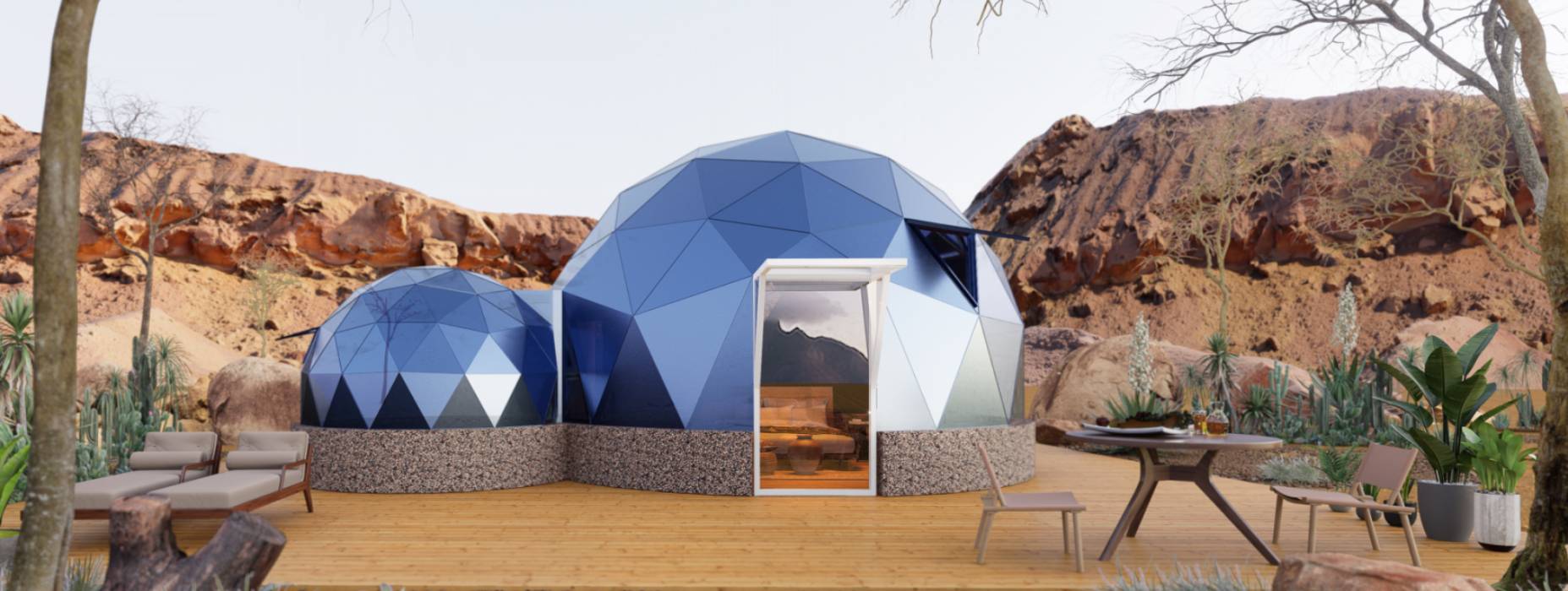 大安市球形智能光伏玻璃星空房